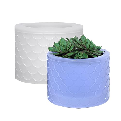 Youding Form für Epoxid-Stifte, Silikonform für Stifthalter mit Reliefmotiv – kreatives Basteln, 3D, Dekoration für zu Hause, zum Basteln, Blumentopf von Youding