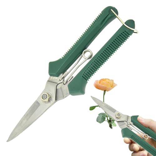 Youding Gartenschere Für Gartenarbeit - Edelstahl Pflanzenschere | Ergonomischer Griff, Rostfreie Gartenschere, Präzisionsschneiden mit Rutschfester Griff für Hecke und Gemüse Youding Gartenschere Für Gartenarbeit - Edelstahl Pflanzenschere | Ergonomischer Griff, Rostfreie Gartenschere, Präzisionsschneiden mit Rutschfester Griff für Hecke und Gemüse von Youding