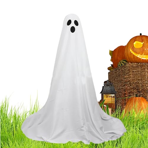 Youding Geist aus weißem Stoff, Halloween, Dekoration für den Außenbereich – beleuchtete Dekoration für den Außenbereich, Garten, Eingangstür Youding Geist aus weißem Stoff, Halloween, Dekoration für den Außenbereich – beleuchtete Dekoration für den Außenbereich, Garten, Eingangstür von Youding
