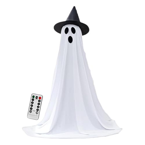 Youding Leuchtende -Deko Für Halloween, Gruseliger Beleuchteter Geist Für Die Außendekoration Mit Fernbedienung, Perfekt Als Horror Deko Für Feste, Escape Rooms, Und Halloween Youding Leuchtende -Deko Für Halloween, Gruseliger Beleuchteter Geist Für Die Außendekoration Mit Fernbedienung, Perfekt Als Horror Deko Für Feste, Escape Rooms, Und Halloween von Youding