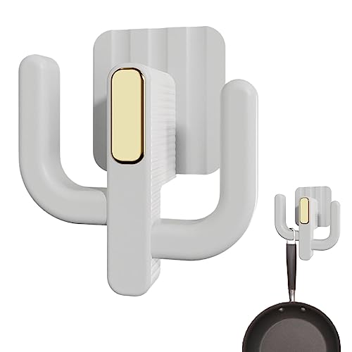 Youding Pantoffelhalter Wandmontage, Hausschuhhalter Wandhalterung, Selbstklebende Wandhalter für Schuhe ohne Bohren, Tragbare Schuhhalter für Hausschuhe, Handtücher, Küche, Bad, Tür von Youding