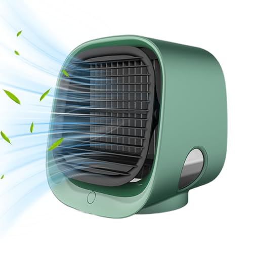 Youding Persönliches Klimagerät mit Ventilator,Luftbefeuchter Für Nachttisch & Schreibtisch - 3-Stufen Multifunktion Ventilator Für Reise Garten Fitnessstudio Schule Outdoor Camping Youding Persönliches Klimagerät mit Ventilator,Luftbefeuchter Für Nachttisch & Schreibtisch - 3-Stufen Multifunktion Ventilator Für Reise Garten Fitnessstudio Schule Outdoor Camping von Youding