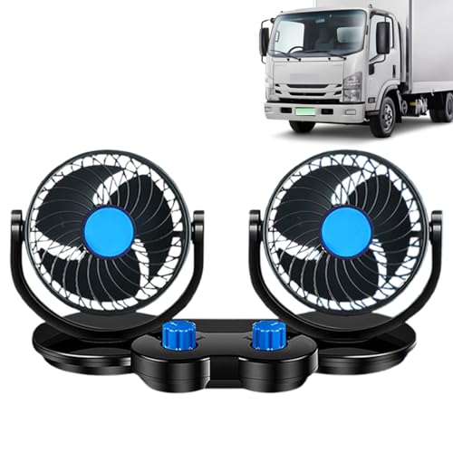 Youding Sitzventilator | Zweiköpfiger 12V/24V Reisemobil Ventilator | Zubehör für Boot Camping ATV Armaturenbrett Semi Van Traktor Fahrzeugdach Fenster Youding Sitzventilator | Zweiköpfiger 12V/24V Reisemobil Ventilator | Zubehör für Boot Camping ATV Armaturenbrett Semi Van Traktor Fahrzeugdach Fenster von Youding