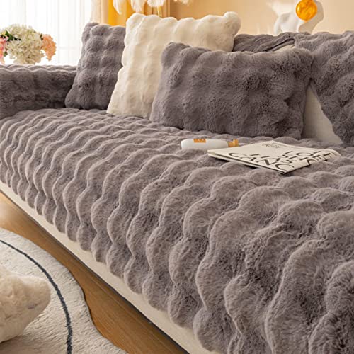 Youding Sofakissen | Bezug für Sofa, Plüsch, Kaninchen-Optik, rutschfest, für Haustiere, Katzen, Hunde, Spielteppich für Babys, Schlafzimmer Youding Sofakissen | Bezug für Sofa, Plüsch, Kaninchen-Optik, rutschfest, für Haustiere, Katzen, Hunde, Spielteppich für Babys, Schlafzimmer von Youding