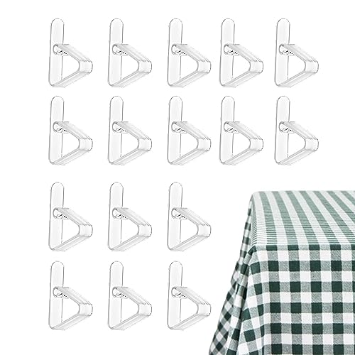 Youding Tischdecke – Picknick-Tischdecken für den Außenbereich | transparente Tischdeckenklammern, Tischtuchhalter für Meetings, Partys, Veranstaltungen im Freien und Innenbereich von Youding