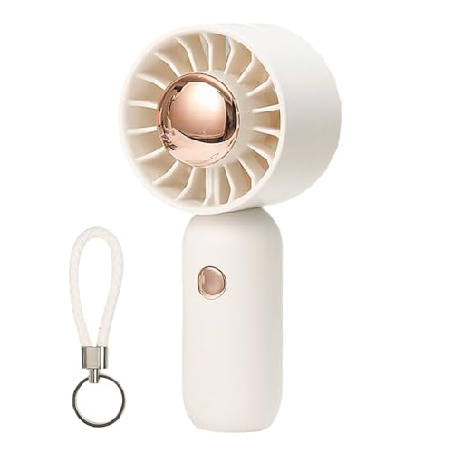 Youding Tragbarer Handventilator, Tragbares Handgebläse Mit Kühlung, Mit Lanyard Für Frauen Männer Kinder Innenbereich Camping Outdoor von Youding