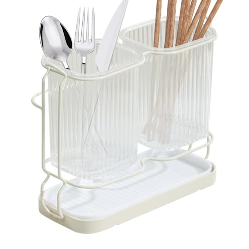 Youding Zahnbürstenhalter Für Bad | Besteckhalter Für Löffel & Gabel,Wandmontierte Halter Für Badezimmer Camping Reisen von Youding