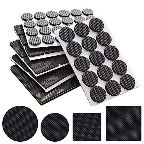 Youery 156 Stück Antirutsch Pads Selbstklebend Set, Rutschhemmer für Möbel, Dicke Anti Rutsch Pads, Rutschhemmer Gummi Matte für Möbelfüße Stuhlbein Tische Sofas, Schutz Ihrer Möbel & Hartholzböden Youery 156 Stück Antirutsch Pads Selbstklebend Set, Rutschhemmer für Möbel, Dicke Anti Rutsch Pads, Rutschhemmer Gummi Matte für Möbelfüße Stuhlbein Tische Sofas, Schutz Ihrer Möbel & Hartholzböden von Youery