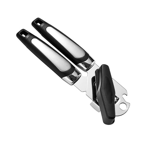 Youery Dosenöffner Manuell, Sicherheits Edelstahl Deckelöffner, Glatte Kante, Büchsenöffner mit Rutschfest Griff und Ergonomischer Drehknopf für Senioren Camping Koch, Schwarz Youery Dosenöffner Manuell, Sicherheits Edelstahl Deckelöffner, Glatte Kante, Büchsenöffner mit Rutschfest Griff und Ergonomischer Drehknopf für Senioren Camping Koch, Schwarz von Youery