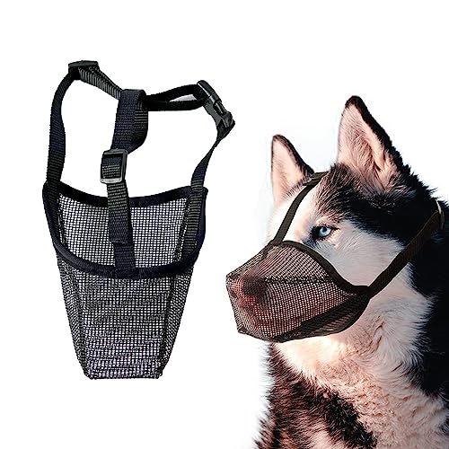 Youery Maulkorb für Hunde, Hundemaulkorb Weich und bequem, Maulkorb Hund mit Verstellbare Mesh, Hunde Maulkorb für Kleine Mittlere und Große Hunde Verhindert Das Beißen, Kauen Und Bellen (XS) von Youery