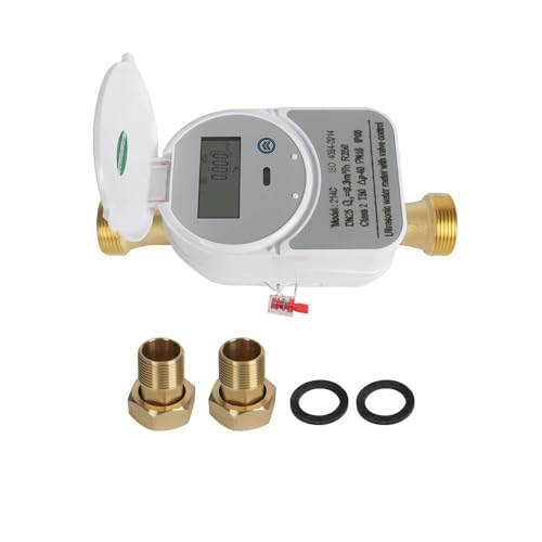 Tuya Zigbee intelligenter Ultraschall-Ventilgesteuerter Wasserzähler, LCD-Datumsanzeige/Schwellenalarm, Wassermengenmessung, Wassermengen-Durchflussverbrauch IP68, Tuya Zigbee Hub Need (DN25) von YoumiAi
