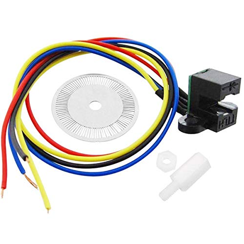 Youmile 1 Stk 5V Fotoelektrischer Encoder Generator Speed Sensor modul Plattencode Radmodul Encodercode Disc-Modul für intelligentes Auto Laserschneiden Quadratursignalausgang von Youmile