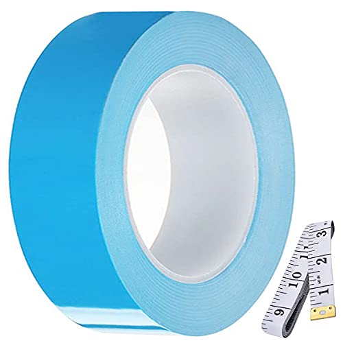 Youmile 40mm x 25m Wärmeleitfähiges Doppelseitiges Klebeband Wärmeleitklebeband Kühlband für Kühlkörper, LED Leuchten, IC Chip, CPU, GPU mit 1,5m Maßband von Youmile