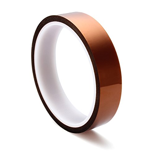 Youmile 5 Größe 5mm 10mm 20mm 30mm 50mm 30m / 100ft BGA Hochtemperatur-Film Hitzebeständiges Polyimid-Kapton-Band Gold, das klebrig ist von Youmile