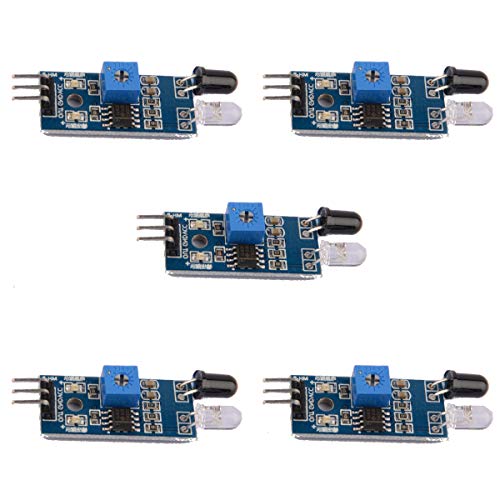 Youmile 5-Pack IR Infrarot Hindernisvermeidung Sensor Modul für Arduino Smart Car Robot 3 Draht von Youmile