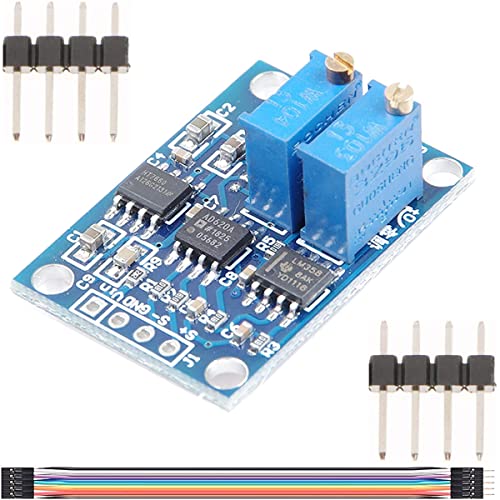 Youmile DC 3-12V Signal Amplifier AD620 1,5-1000 Verstärkung einstellbar Mikrovolt Millivolt Signalverstärkermodul Hochpräzise mit Header von Youmile