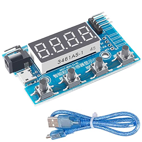 Youmile HX711 Digitales Wägezellenmodul A/D-Modul Gewicht Drucksensor Anzeige 24-Bit-Wägemessgerät Elektronische Waage Display Meter mit Micro-USB-Kabel Youmile HX711 Digitales Wägezellenmodul A/D-Modul Gewicht Drucksensor Anzeige 24-Bit-Wägemessgerät Elektronische Waage Display Meter mit Micro-USB-Kabel von Youmile