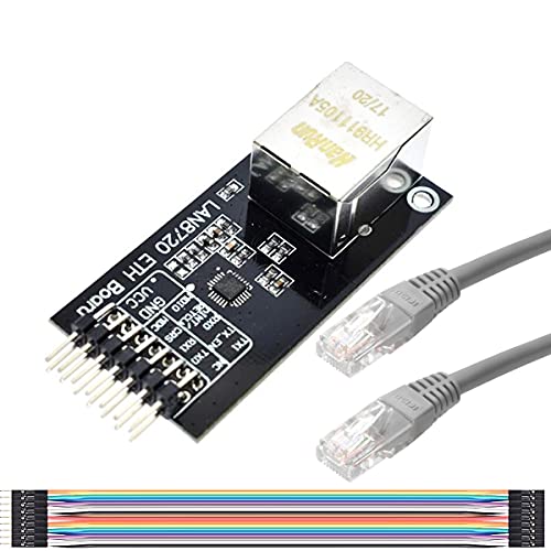 Youmile LAN8720 Ethernet Board Modul Smart Electronics LAN8720 Modul Ethernet Transceiver mit 1m CAT5 Netzwerkkabel DuPont Kabel für Arduino DIY von Youmile