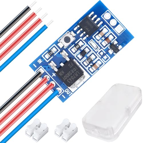 Youmile LED-Treiber-Platine DC 5-24V 30W PWM LED Dimmsteuerung Modul schnelles und langsames stufenweises Aufhellen bzw. Blinkfunktion Einstellbare drei Modi mit Gehäuse Crimpanschluss Youmile LED-Treiber-Platine DC 5-24V 30W PWM LED Dimmsteuerung Modul schnelles und langsames stufenweises Aufhellen bzw. Blinkfunktion Einstellbare drei Modi mit Gehäuse Crimpanschluss von Youmile