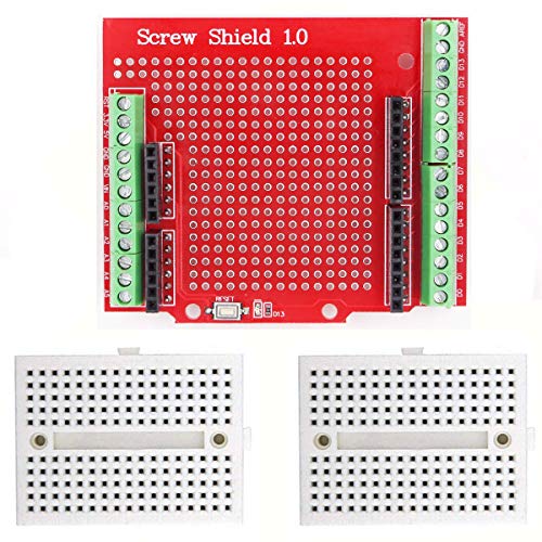 Youmile Proto Screw Shield Zusammengebauter Punkt Prototyp Erweiterungsplatine D13 Universal-LED Zum Öffnen der Quelle Rücksetztaste PCB Bareboard Doppelseitige PCB SMT-Lötung DIY von Youmile