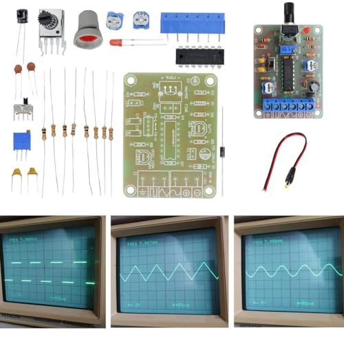Youmile Signalgenerator Modul DIY Kit Monolithische Funktionswellenform ICL8038 Sinus Dreieck Rechtecksignal DC 12 V Ausgang 7 KHz-50 Hz Einstellbare Frequenz mit 12V DC Power Male Jack Anschlusskabel Youmile Signalgenerator Modul DIY Kit Monolithische Funktionswellenform ICL8038 Sinus Dreieck Rechtecksignal DC 12 V Ausgang 7 KHz-50 Hz Einstellbare Frequenz mit 12V DC Power Male Jack Anschlusskabel von Youmile