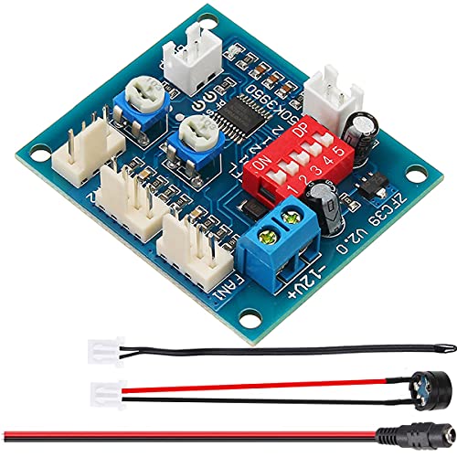 Youmile Vierdraht Thermostat 12V PWM Lüfter Drehzahlregler Regler Modul für PC Ventilator Drehzahlregelung Funktion Youmile Vierdraht Thermostat 12V PWM Lüfter Drehzahlregler Regler Modul für PC Ventilator Drehzahlregelung Funktion von Youmile