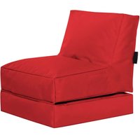 Sitzsack Liege in Rot Outdoor von Young Furn