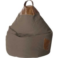 XXL Sitzsack in Braun mit Griff von Young Furn