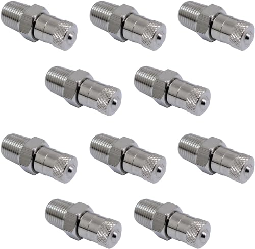 10 x 0,3 cm BSP, BSPT, Schrader-Tankventil, 25 mm, Rad-Luftkompressor, 500 PSI 35 bar von Young Wolf