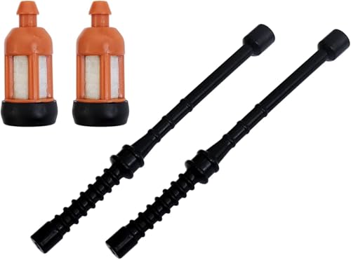 2 Sets Kraftstoffleitungsschlauch mit Kraftstofffilter Kettensäge Ersatzzubehör kompatibel mit Stihl 026 von Young Wolf
