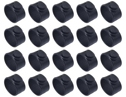 20 x Kabelbinder Gummi Kabel Organizer Halter Draht Management Strap für Motorrad Auto Mechanisches Produkt Haushalt Ladegerät Draht Set (93 x 15 mm) von Young Wolf