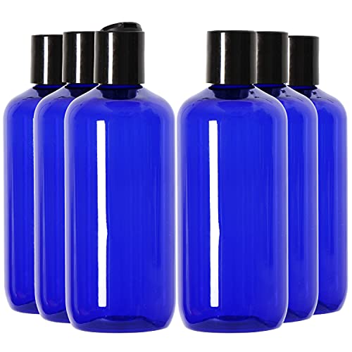 Youngever 10er Set 250ML Plastikflaschen mit Scheibenverschluss, Reiseflaschen mit Disc-Verschluss, Squeeze Flaschen mit Disc-Verschluss(Blue) von Youngever