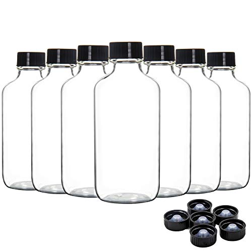 Youngever 16er Pack 120ML Leere Glasflaschen mit Deckel, Nachfüllbarer Behälter für ätherische Öle von Youngever