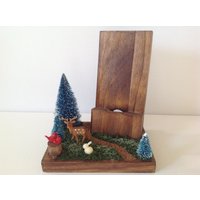 Holz Beton Wald Unter Dem Motto Iphone Smartphone Ständer von YoungsCustomeFrntre