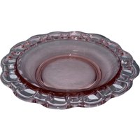 Anker Hocking Pink Alte Kolonie Offene Spitze Glas Schale von YoungsThingsandStuff