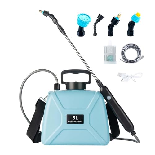 Elektrischer Wassersprüher, 5L Akku Drucksprüher, Tragbarer Gartensprüher Mit 4 Düsen, Handwassersprüher Für Den Garten - Bewässerungsgerät Im Rucksack-Design Für Rasen, Garten, Terrasse Und Hof Elektrischer Wassersprüher, 5L Akku Drucksprüher, Tragbarer Gartensprüher Mit 4 Düsen, Handwassersprüher Für Den Garten - Bewässerungsgerät Im Rucksack-Design Für Rasen, Garten, Terrasse Und Hof von Youngwier