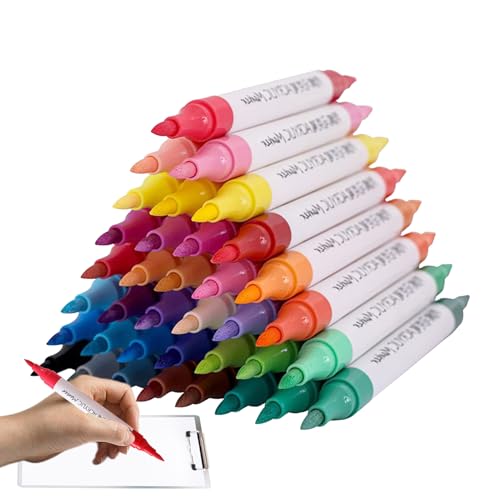 Youngwier Acrylmalstifte - 72 Farben Acrylmalstifte Set | Kunst Zeichnen Basteln Handwerk Für Holz Leinwand Stein Glas Keramik Metall Textil Papier von Youngwier