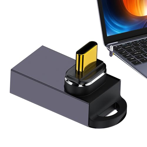 Youngwier C-Adapter auf USB - 10 Gbit/s schnelle Datenübertragung USB- -Adapter Typ C | Magnetischer -Konverter, rechtwinklig für Flash-Laufwerke, Tastaturen Youngwier C-Adapter auf USB - 10 Gbit/s schnelle Datenübertragung USB- -Adapter Typ C | Magnetischer -Konverter, rechtwinklig für Flash-Laufwerke, Tastaturen von Youngwier