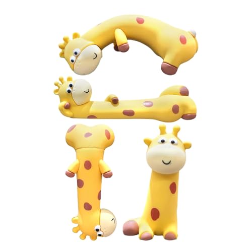 Youngwier Computer-Bildschirm-Figur, Auto-Bildschirm-Figur | 4X Giraffen-Schreibtischspielzeug-Ornament,Kreative Selbstklebende Tierfiguren, Schreibtischspielzeug-Ornament für die Youngwier Computer-Bildschirm-Figur, Auto-Bildschirm-Figur | 4X Giraffen-Schreibtischspielzeug-Ornament,Kreative Selbstklebende Tierfiguren, Schreibtischspielzeug-Ornament für die von Youngwier