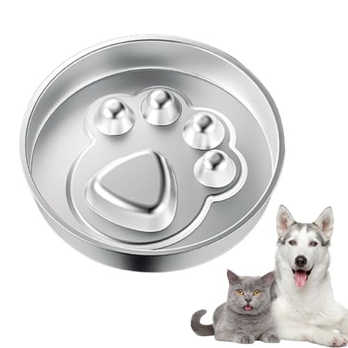 Youngwier Hunde Slow Feeder Napf - Futternapf Zur Verlangsamung Der Futteraufnahme | Interaktiver Futterspender Für Große & Kleine Hunde Zur Blähungsvorbeugung Mit Labyrinth-Design von Youngwier