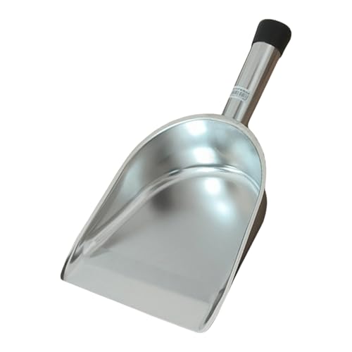 Youngwier Metall Mehlschaufel - Universal Schöpflöffel aus Edelstahl für Lebensmittel,Ergonomische Mehrzweck-Schaufel Lebensmittelzubereitung von Youngwier