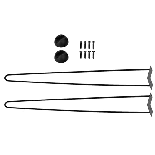 Youngwier Metall Tischbeine - 2X Stahl Tischbeine | Hochbelastbare Stützfüße Ersatz Für Schränke, Möbel, Sofas & Kommoden von Youngwier