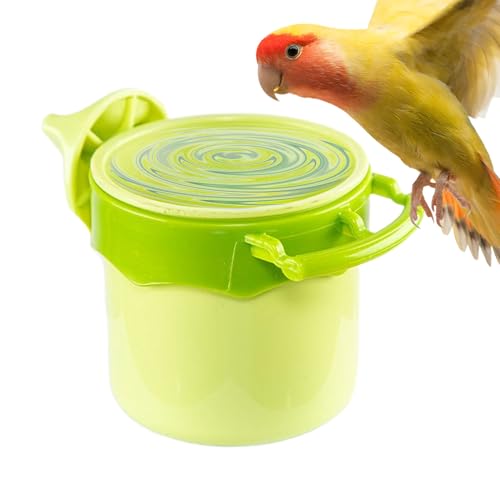 Youngwier Papageienfutterspender - Vogelkäfig Wassernapf Für Sittiche - Verstopfungsfreie Schale Für Unzertrennliche Terrasse Balkon Außenbereich Youngwier Papageienfutterspender - Vogelkäfig Wassernapf Für Sittiche - Verstopfungsfreie Schale Für Unzertrennliche Terrasse Balkon Außenbereich von Youngwier