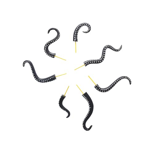 Youngwier Pflanzenstäbe | Oktopus Tentakel Stützstäbe - 7 Stück Nachleuchtende Kletterhilfen Stäbe für Blumentopf Deko Innenbereich Zuhause Terrasse Garten Außenbereich Rasen von Youngwier