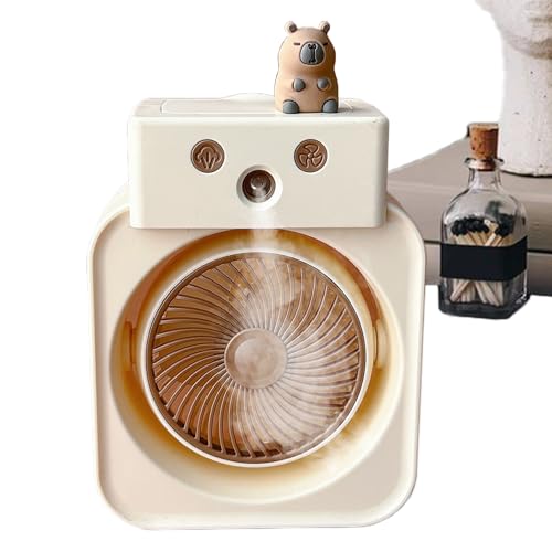 Youngwier Tragbarer Sprühnebel Ventilator - Schreibtisch Ventilator Für Schlafzimmer Mit 3-Stufen Geschwindigkeit | Kompakter Luftbefeuchter Mit Kühlfunktion USB-Aufladbar Für Wohnheim Garten Küche Youngwier Tragbarer Sprühnebel Ventilator - Schreibtisch Ventilator Für Schlafzimmer Mit 3-Stufen Geschwindigkeit | Kompakter Luftbefeuchter Mit Kühlfunktion USB-Aufladbar Für Wohnheim Garten Küche von Youngwier