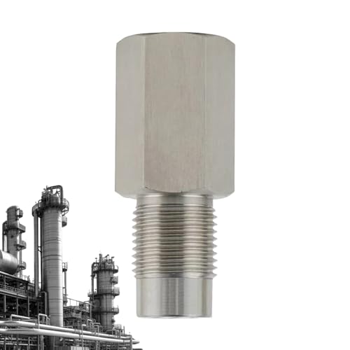 Youngwier Verlängerungsfitting - Schlauchadapter Edelstahl,Dichte Hitzebeständige Länge 5,8 cm Gewinde M18×1,5 Für Dusche Waschbecken Auto Industrie Bewässerung von Youngwier
