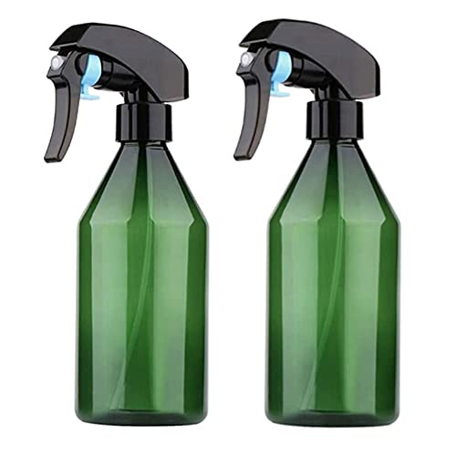 2 Stück Sprühflasche, Pflanzen Sprühflaschen Leer 300ml, Einstellbarer Zerstäuber Kunststoff, Blumensprüher Spray Bottle Nachfüllbare Pumpflasche für Blume Wasser Reinigung Gartenarbeit (Grün) von Youning