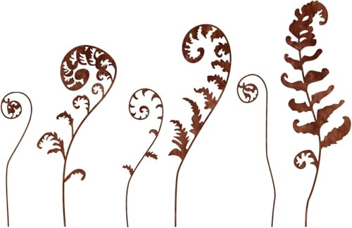 Gartenstecker Rost Blumen Gartendeko für Draußen Wetterfest Rostige Metall Blumenstecker Rostdeko Roststecker Garten Pflanzenstecker Metallstecker Rost Deko für Rasen Hof Balkon Blumentopf (B/6PCS) Gartenstecker Rost Blumen Gartendeko für Draußen Wetterfest Rostige Metall Blumenstecker Rostdeko Roststecker Garten Pflanzenstecker Metallstecker Rost Deko für Rasen Hof Balkon Blumentopf (B/6PCS) von Youning