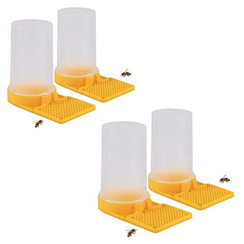 Youning 2/3/4 Stück Bienen Wasser Feeder Bienenstock Kunststoff Bienen Wasserspender Wassertrinken Spender Bienen Eingang Feeder Wasserspender Für Bienenzucht Trinken Imker Werkzeug (4PCS) von Youning