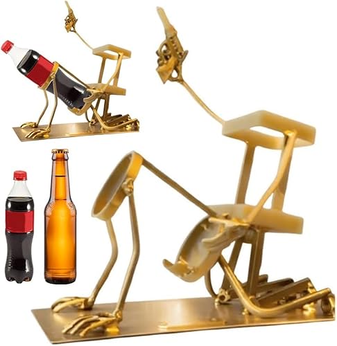 Youning Flaschenregal Totenkopf Cola Weinregal Weinflaschenständer Metall Steampunk Weinflaschenhalter Lustige Totenkopf Skelett Flaschenständer Kreativer Flaschenhalter Cocktail Bar Zubehör (Gold) Youning Flaschenregal Totenkopf Cola Weinregal Weinflaschenständer Metall Steampunk Weinflaschenhalter Lustige Totenkopf Skelett Flaschenständer Kreativer Flaschenhalter Cocktail Bar Zubehör (Gold) von Youning